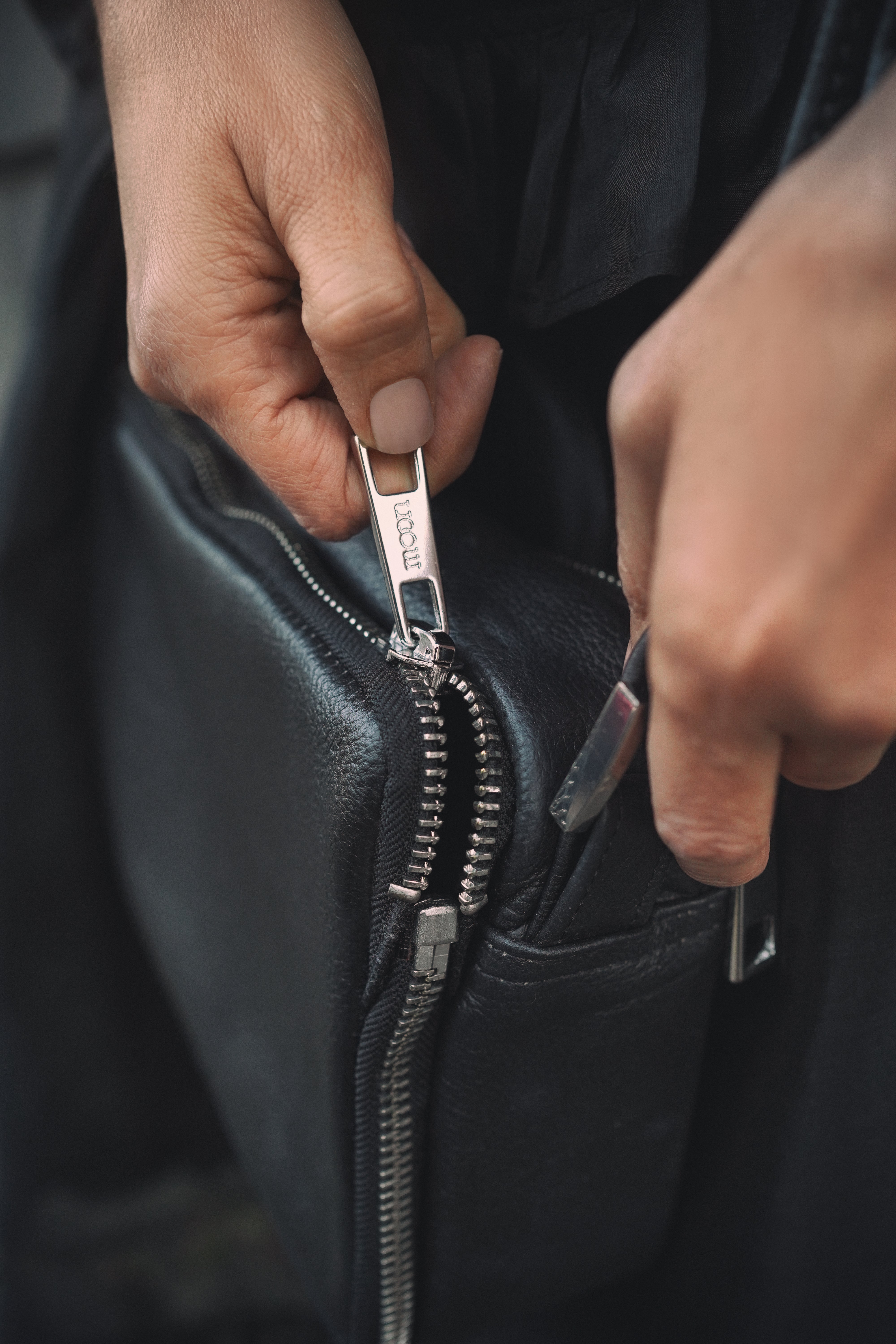 Moon Bag with Detachable Pockets