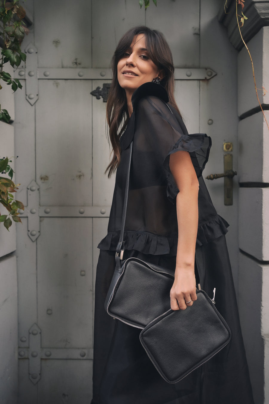 Moon Bag with Detachable Pockets