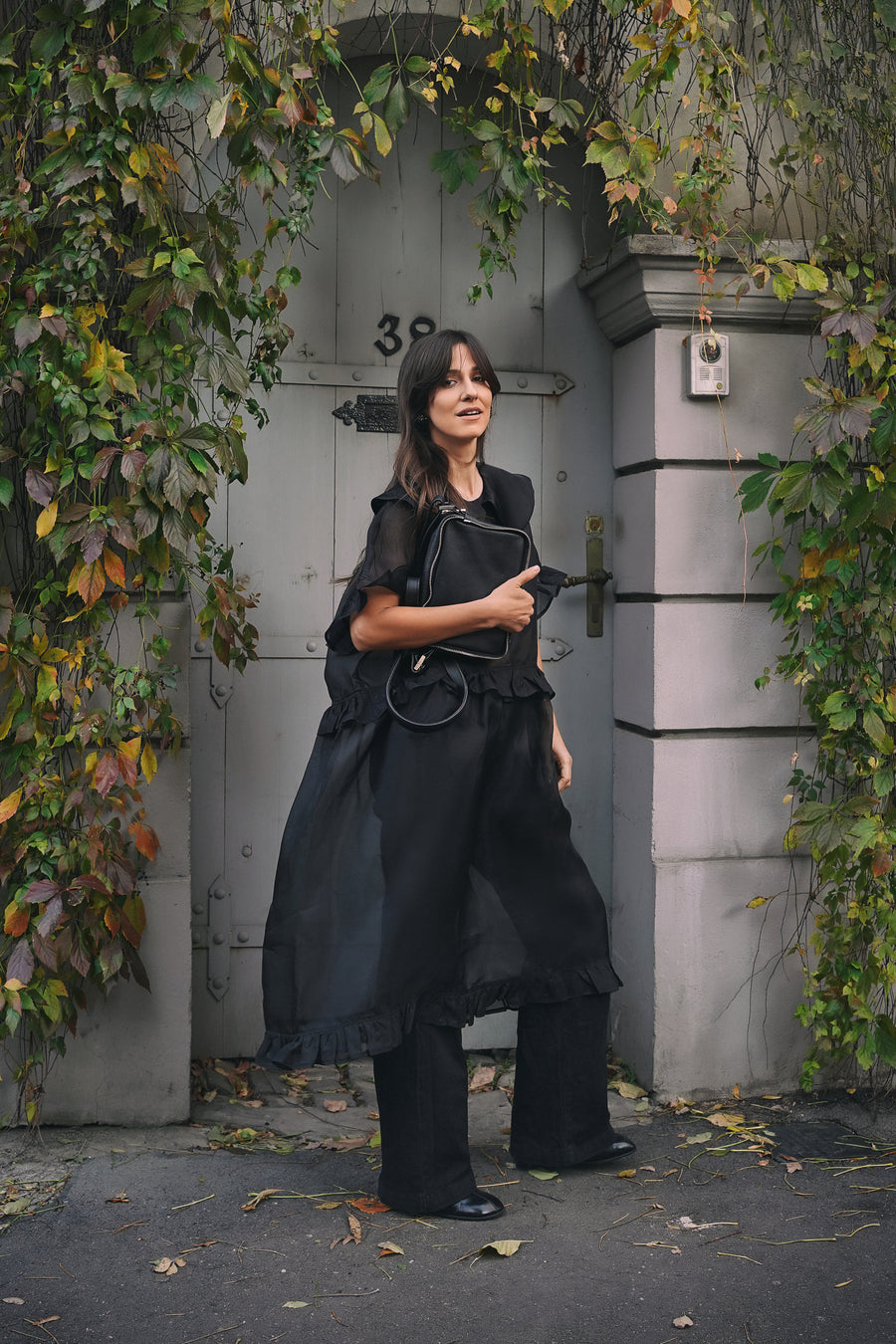 Moon Bag with Detachable Pockets