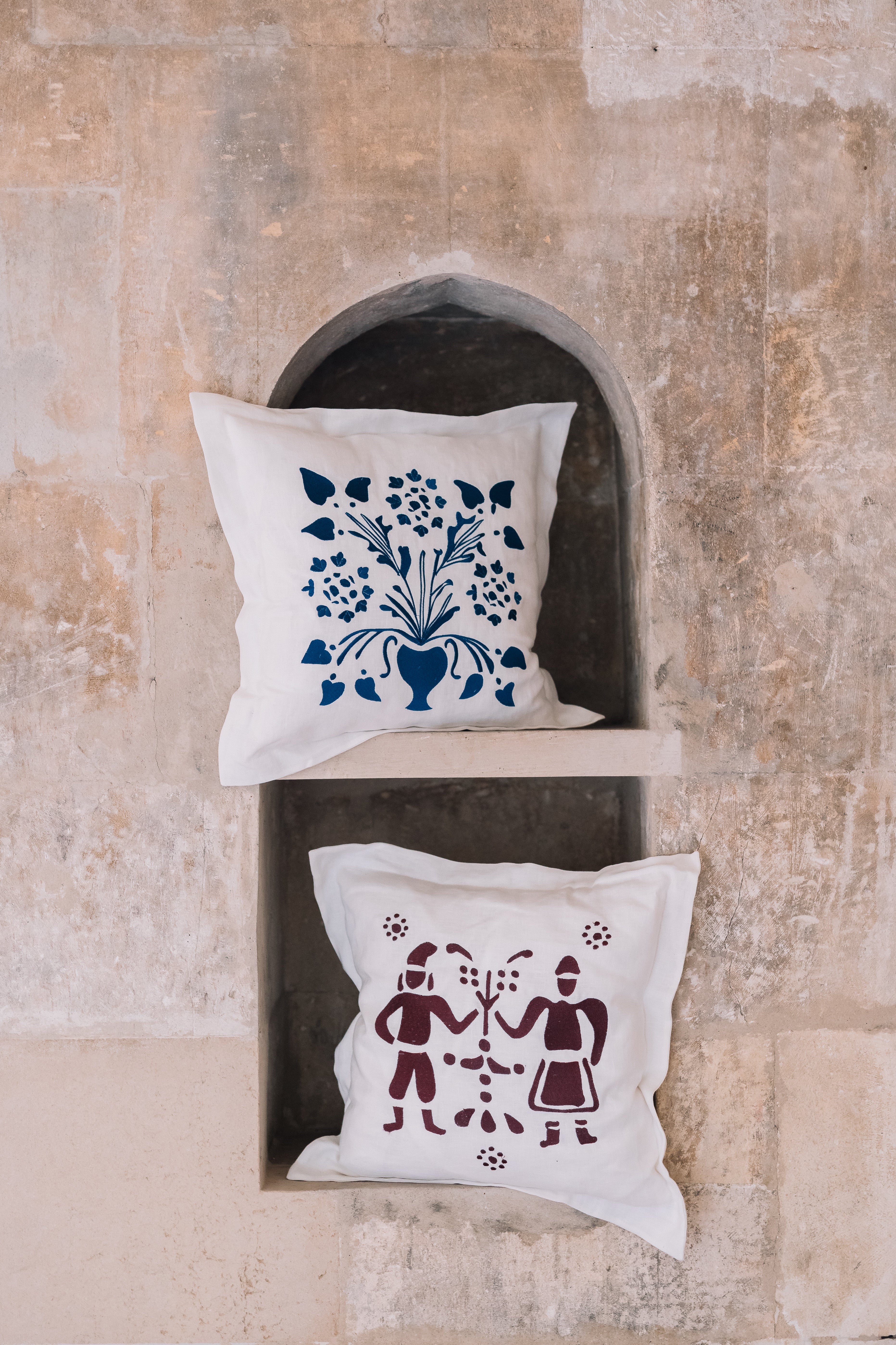 Set 2 perne decorative 50x50