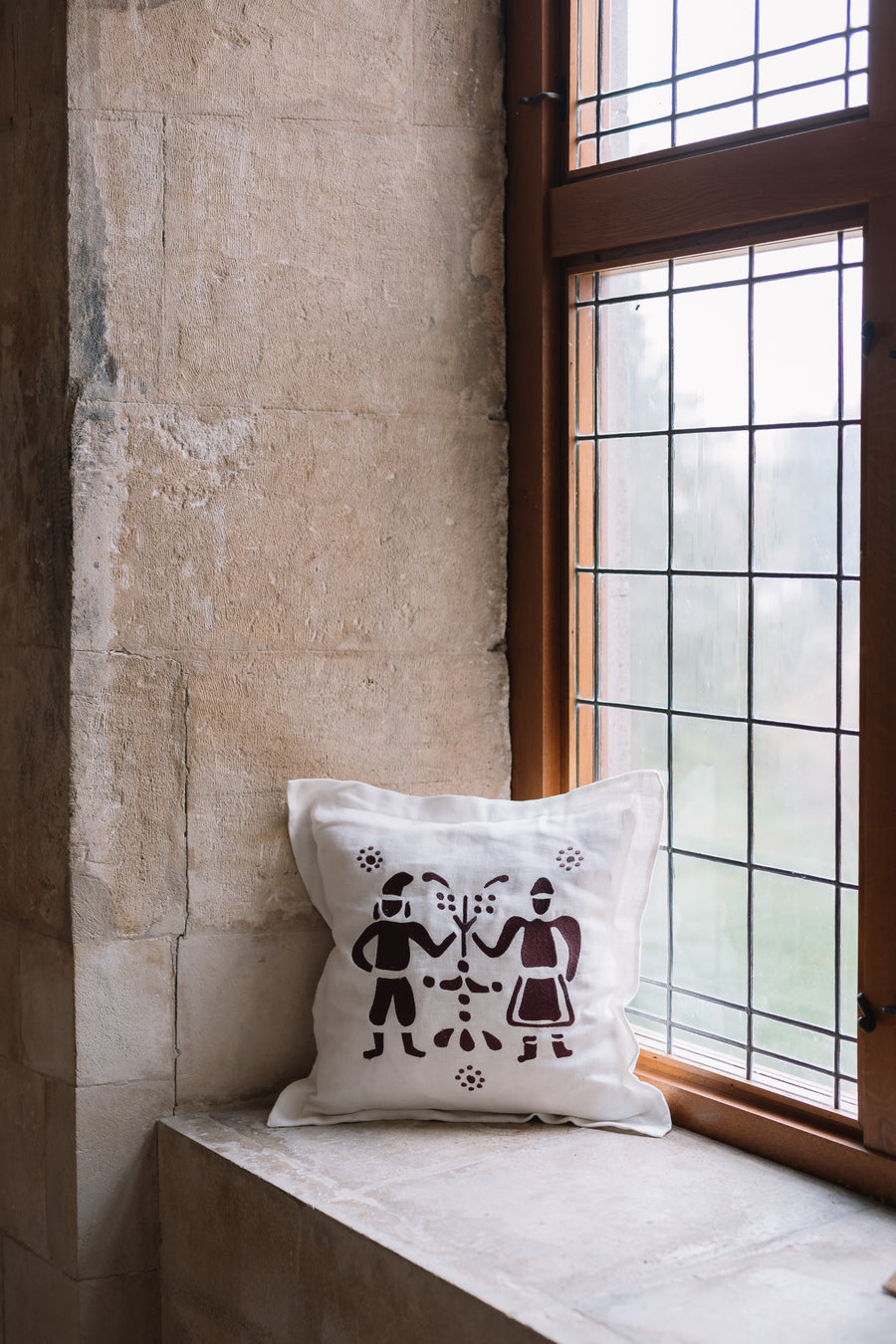 Pernă decorativă EI DOI 50x50