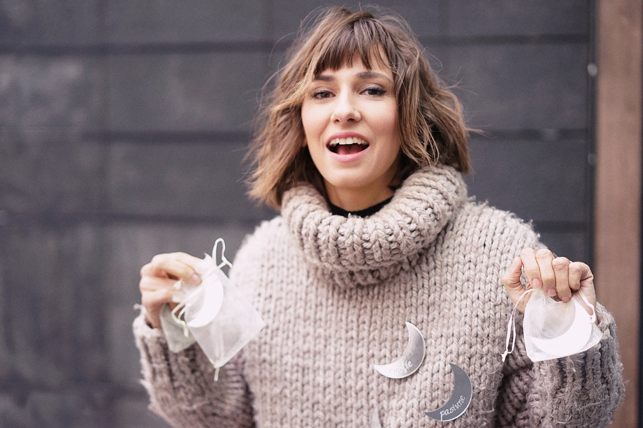 Personalized Moon Brooch